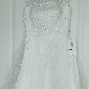 Ivory Prom Party Cocktail Homecoming Dress